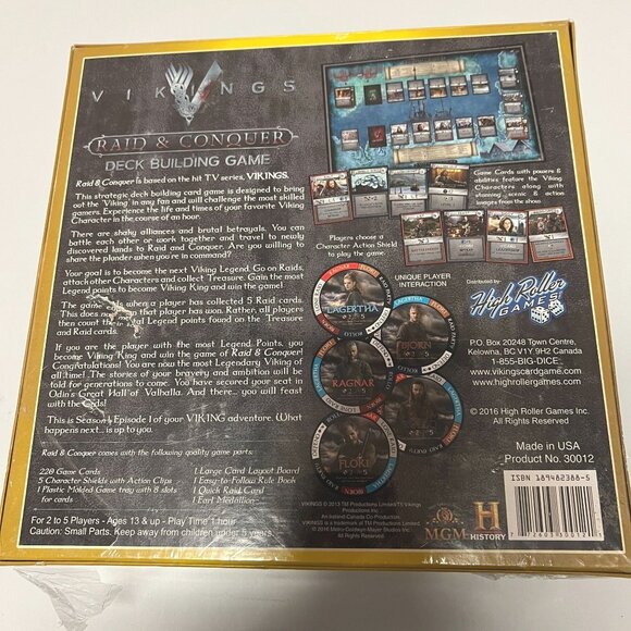 High Roller Vikings Raid and Conquer Board Game - Picture 3 of 4